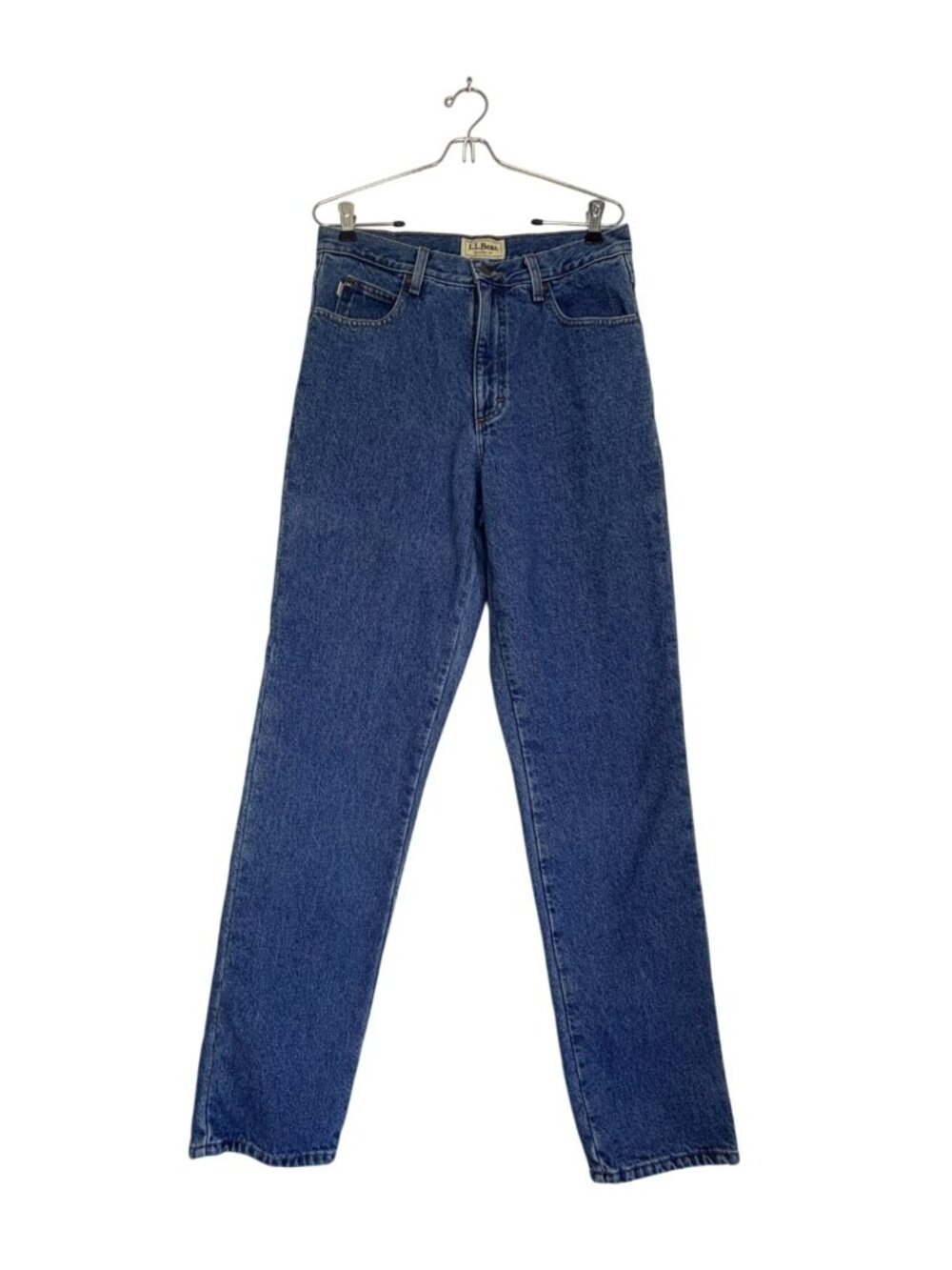L.L. Bean Double L Vintage Flannel Lined Jeans Classic Fit Blue - Sz 31x34